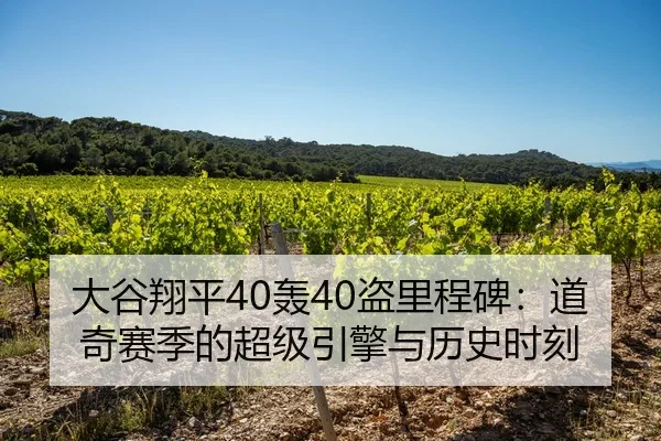 大谷翔平40轰40盗里程碑：道奇赛季的超级引擎与历史时刻